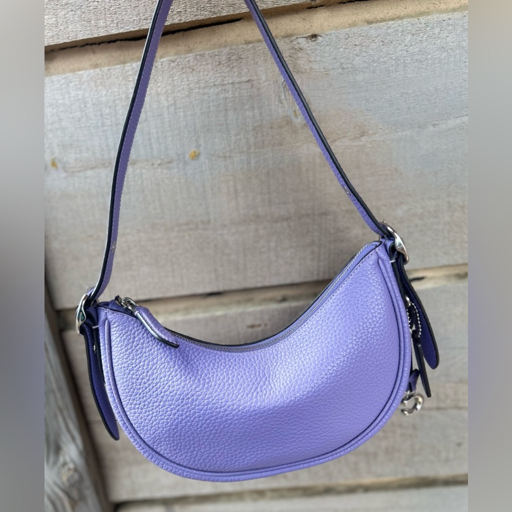 COACH Luna Shoulder Bag in Light Violet w/Silver Hardware (One of a Kind Model!)